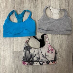 Women's Multicolor Sports Bra Set